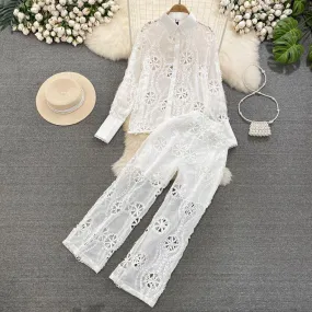 Belleza Summer Coord Set in White